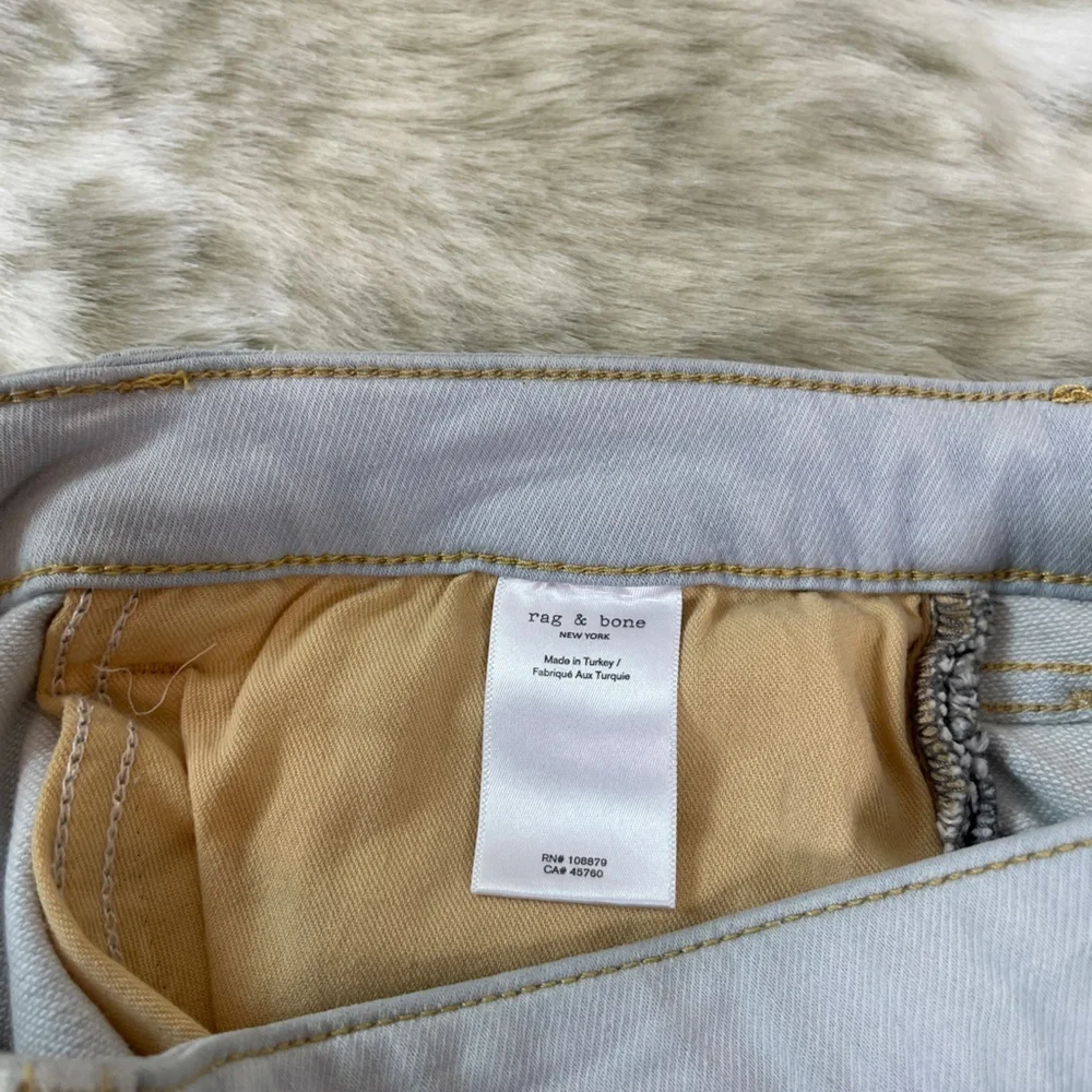 Rag & Bone Dre Loopback Denim Low-Rise Short - Picture 6 of 6